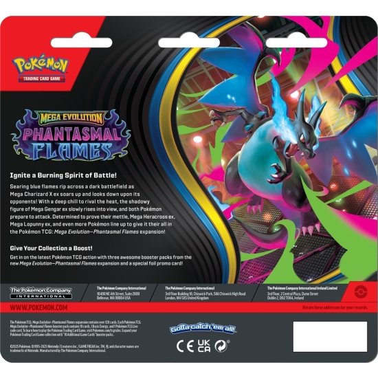 Mega Evolution - Phantasmal Flames - 3-Pack Blister - Weavile